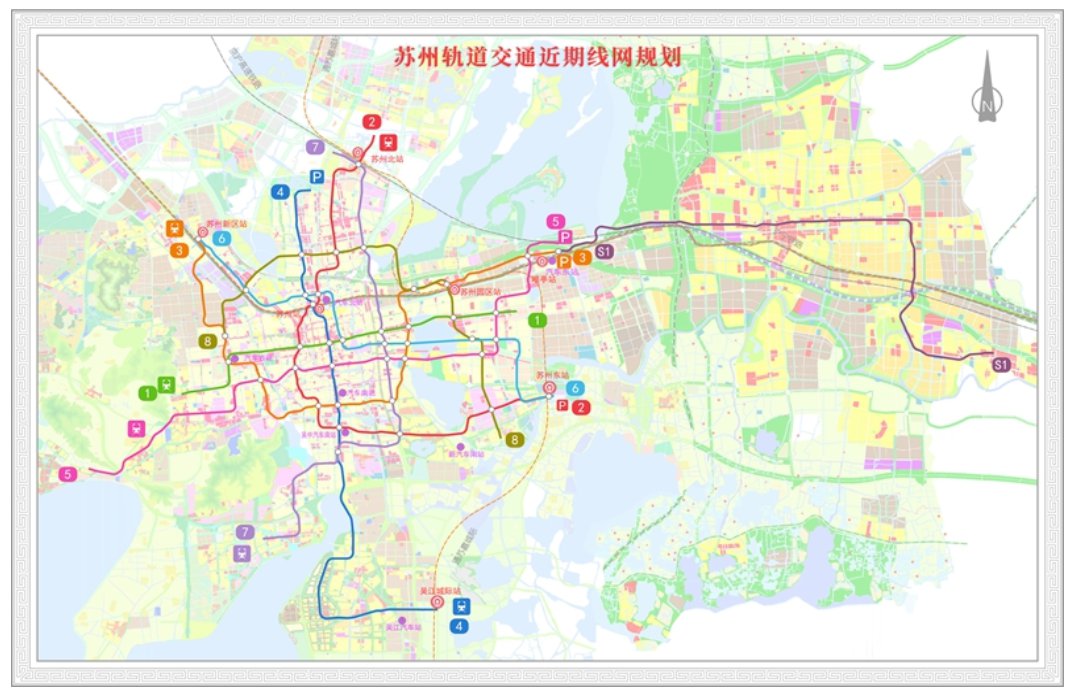 苏州地铁线路图最新版全览